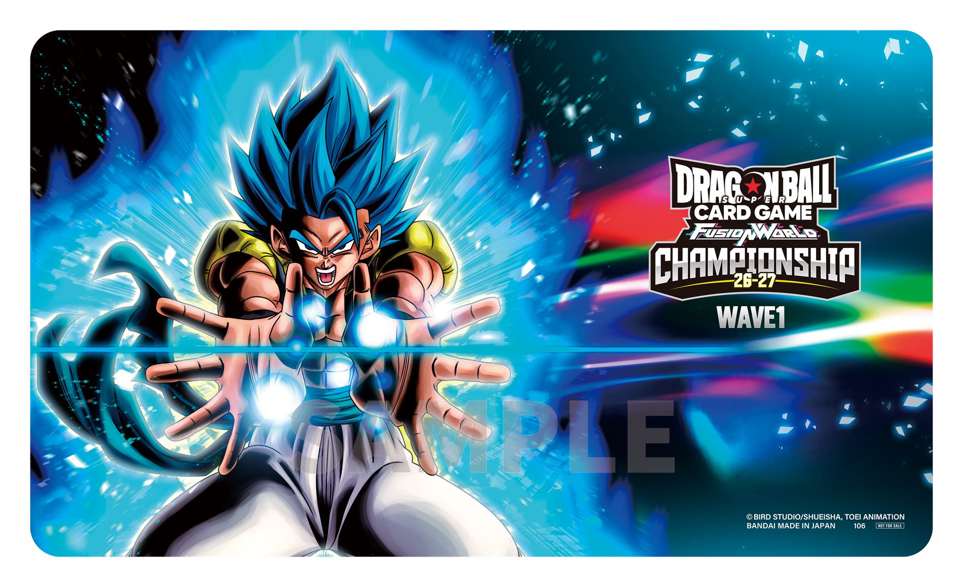 Playmat eksklusif hadiah Championship 2026-27 Dragon Ball Fusion World