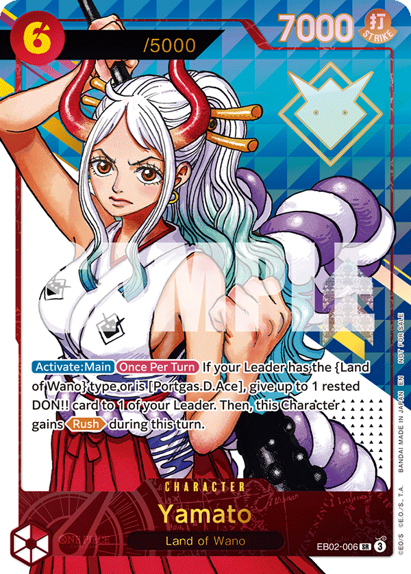 EB02-006 Yamato Serial Number Card, hadiah juara Extra Grand Battle Mei 2026