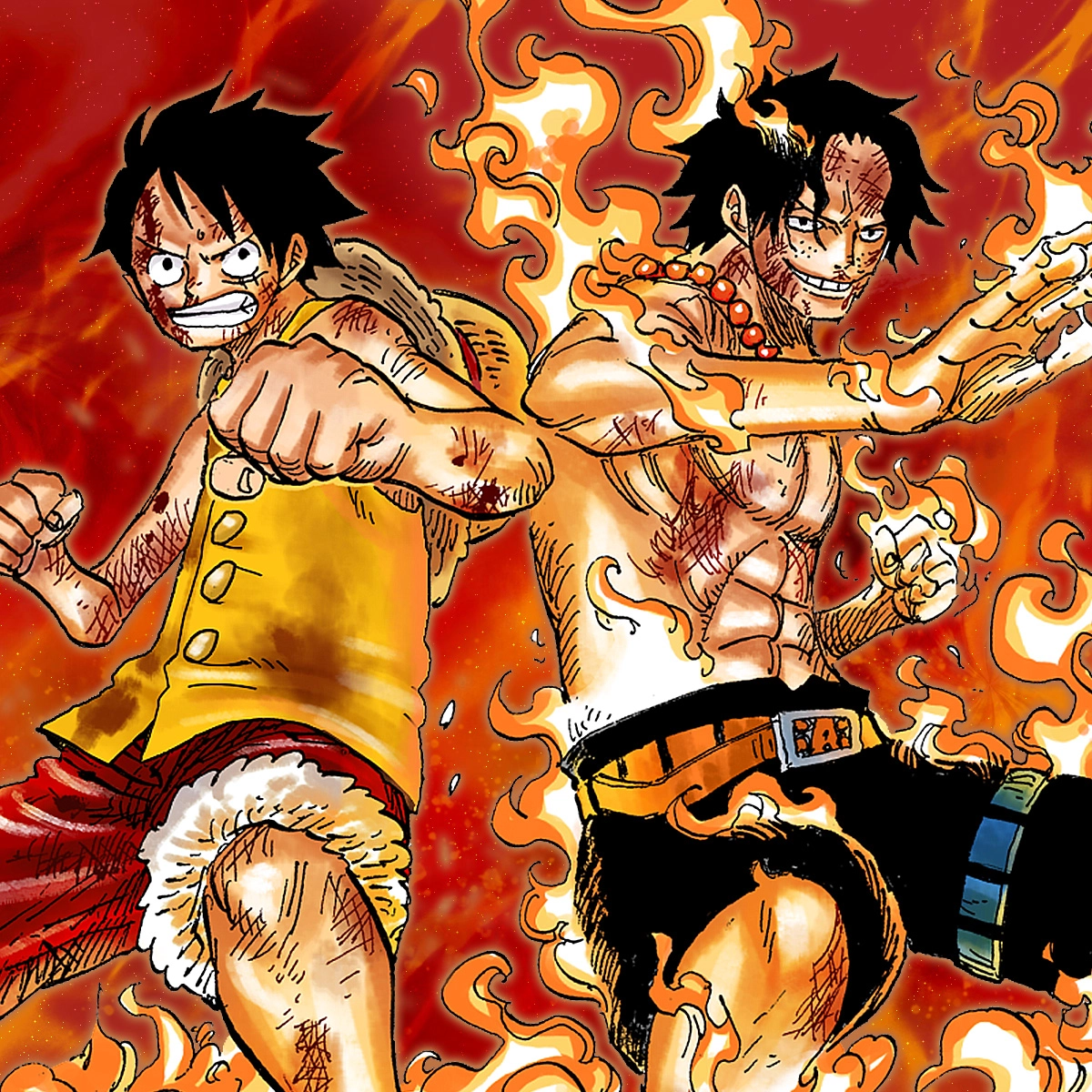 Visual utama ST-30 Starter Deck EX Luffy & Ace