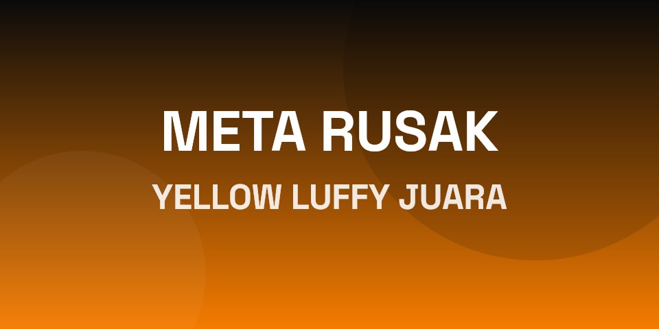 Treasure Cup Toronto Mei 2026: Kevin Pires Patahkan Enel dengan Yellow Luffy