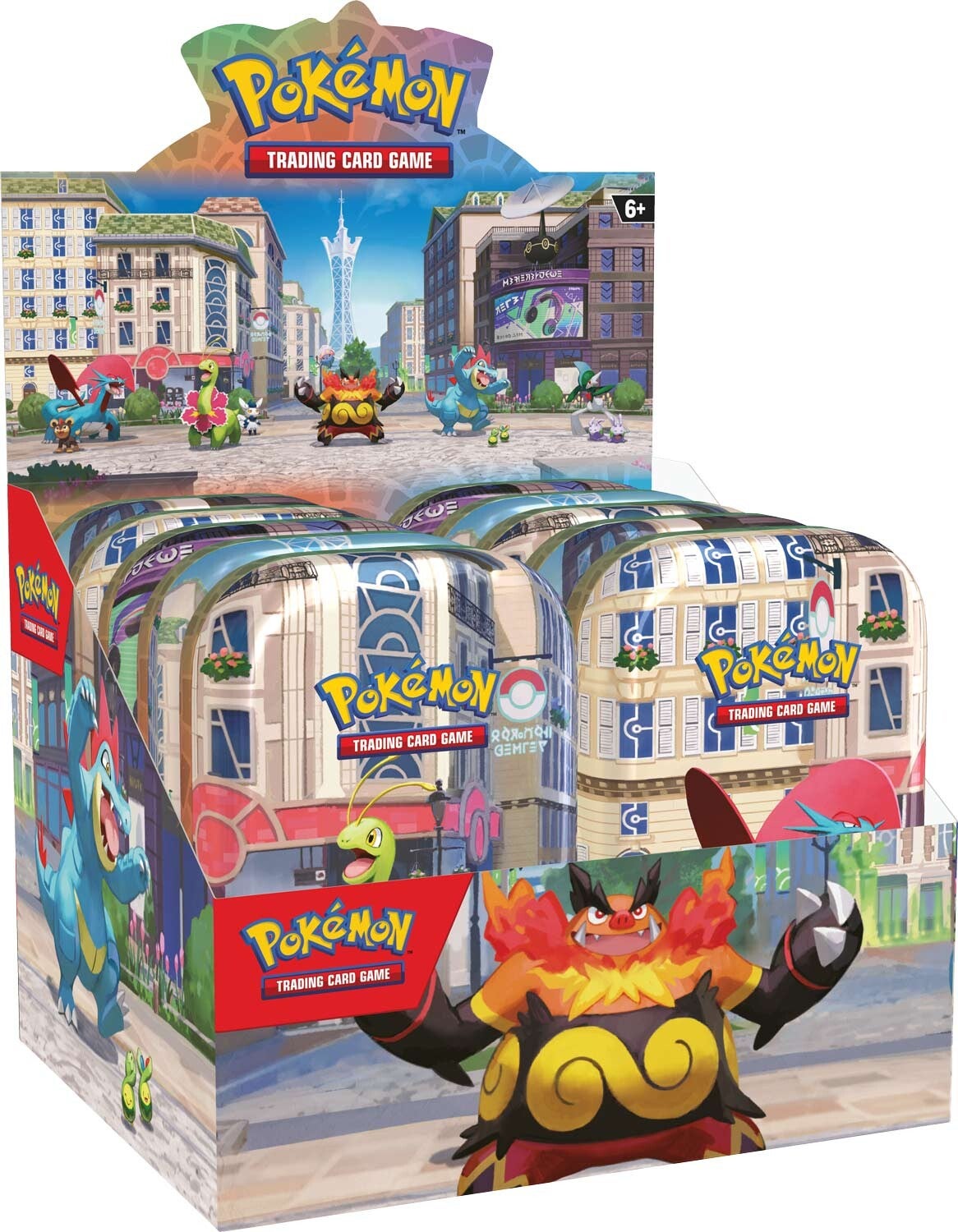 Lumiose City Mini Tin Rilis 5 Juni 2026, Lima Sampul Menyambung Jadi Satu Panorama